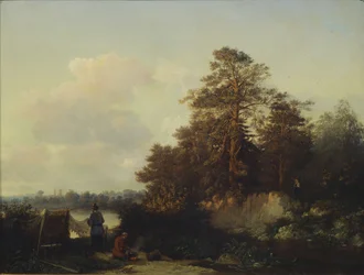 Landschap met Vissers, 1852