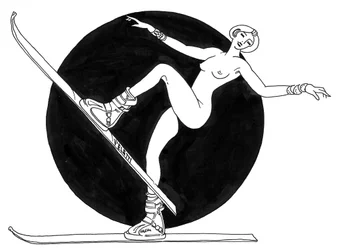 De kunst van het skiën