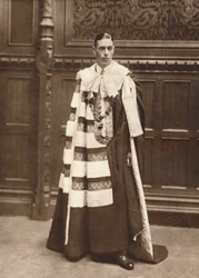 De hertog van York in gewaden van het Hogerhuis