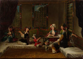 Vrouwen borduren