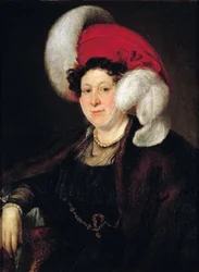 Portret van gravin Natalia Alexandrovna Zubova 1775-1844, geboren Suvorova, 1834