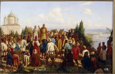 De grote prins van Novgorod en Kiev, Jaroslav I de Wijze, kondigt de eerste wetgeving Russkaya Pravda af in 1019