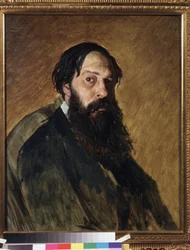Portret van de kunstenaar Alexei Savrasov