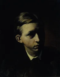 Portret van de schilder Nikolai Alexeyevich Kasatkin 1859-1930, 1876