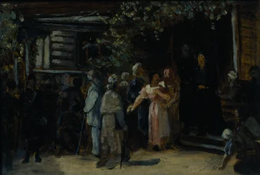 Een Kluizenaar Bezoeken, 1870s