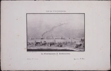Gezichten van Sint-Petersburg. De Peter en Paul-vesting, 1833