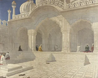 Parelmoskee in Delhi