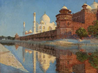De Taj Mahal. Avond