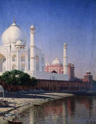 De Taj Mahal in Agra