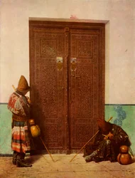 De deur naar het Timur Gur-Emir Mausoleum, 1873