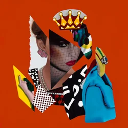 Een beetje een drama koningin, 2019 (Acryl op hout)