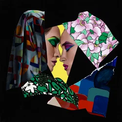 Ingewikkeld raster, 2019 (Acryl op hout)