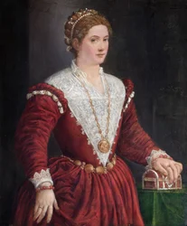 Portret van een Onbekende Dame