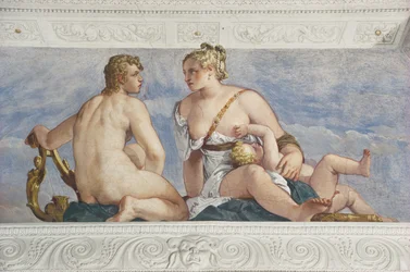 Apollo en Venus, uit de Sala di Bacco, ca. 1561