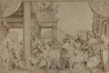 Christus in het huis van Simon, laat 17e-begin 18e eeuw