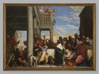 Diner in het huis van Simon
