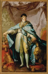 Ferdinand VII van Spanje (olieverf op doek)