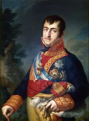 Portret van koning Ferdinand VII van Spanje, 1814-1815