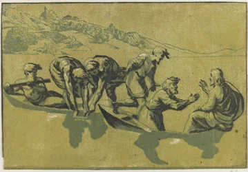 De Wonderbaarlijke Visvangst na Raphael