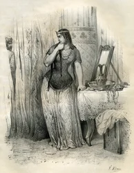 Brunehaut (of Brunehilde, ca. 534-613) Koningin van Austrasië in 567, vrouw van Koning Sigebert. Na zijn dood bestuurde ze het koninkrijk met energie. Haar rivaliteit met Frenegonde, Koningin van Neustrië, verwoestte hun staten. Overgeleverd aan Clotaire