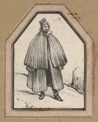 Man met een cape