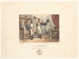 Officier met patroontas