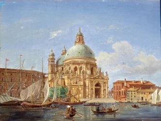 De Santa Maria della Salute Kerk, 19e eeuw