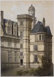 Hotel van Anjou, Angers, illustratie uit 