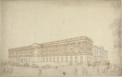 De zuilengang van het Louvre