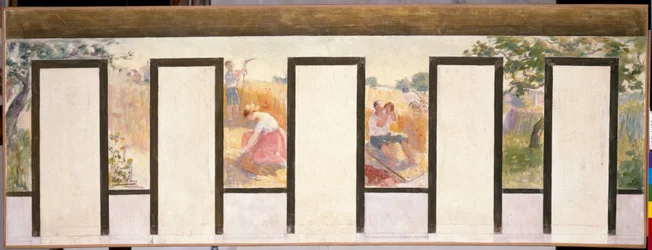 Schets voor het stadhuis van Bagnolet: Veldwerk