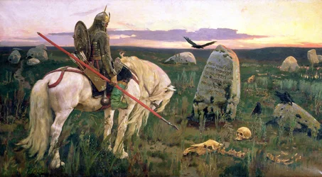 De ridder op het kruispunt, 1882