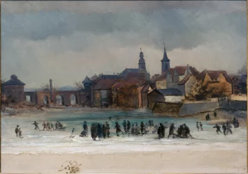 Uitzicht op Sachsenhausen en de Alte Brücke