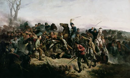 De Cavalerieaanval van Lt. Henry B. Hidden, 1862