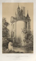 Porte du Château de Saint-Martin-Du-Bec (Seine Inférieure)