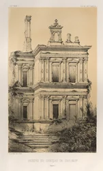 Pittoreske Architectuur of Monumenten van de 15e en 16e Eeuw: Kastelen van Frankrijk uit de 15e en 16e Eeuw: Pl. 19, Resten van het Kasteel van Chaumot (Yonne)