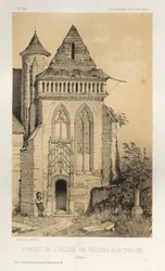 Portaal van de kerk van Villiers Sur-Tholon (Yonne)