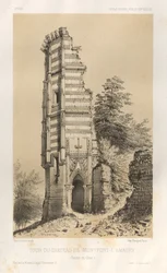 ...Pl.3, Toren van het kasteel van Montfort-l