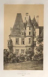 ...Pl. 49, Château De Lion Calvados, 1860