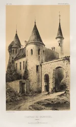 Plaat 89, Château du Vaumissel Calvados, 1860
