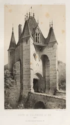 Pl. 95, Porte de Villeneuve-Le-Roi Yonne, 1860