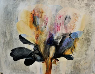 Abstracte bloemenbloei