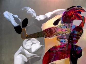 Dynamische abstracte vorm