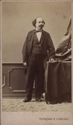 Portret van de violist en componist Moritz Kässmayer 1831-1884, ca. 1865