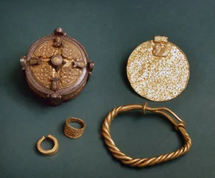 Vikingsieraden uit Gotland, Zweden. 10e eeuw. Stockholm, Historiska Museet