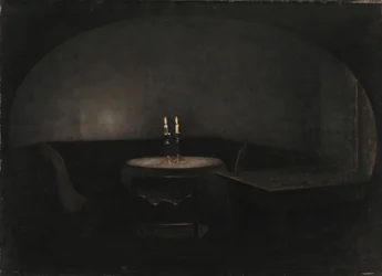 Interieur. Kunstlicht, 1909