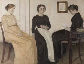 Drie jonge vrouwen