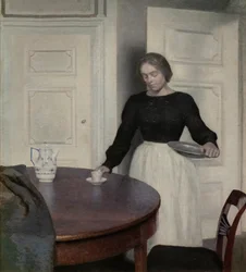 Interieur, Strandgade 30, detail, 1899
