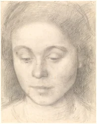 Portret van Ida, de vrouw van de kunstenaar