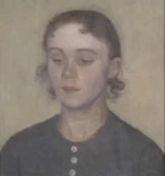 De vrouw van de kunstenaar, Ida Hammershøi, née Ilsted