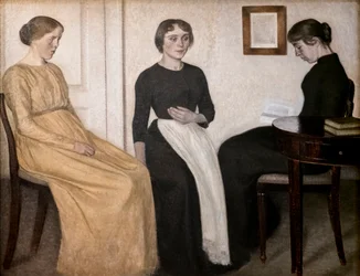 Drie jonge vrouwen